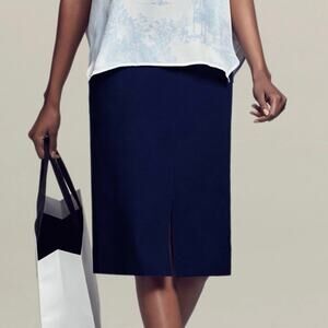 MM Lafleur The Greenpoint Skirt in Deep Indigo